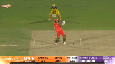 Six: Match 14, Gujarat Giants vs UP Warriorz, WPL 2026: Kashvee Gautam Six