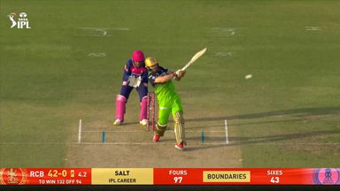 IPL 2025 M28: RR vs RCB - Phil Salt Six