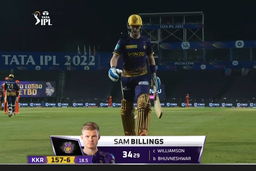 M61: KKR vs SRH – Sam Billings Wicket