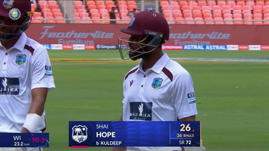 IND vs WI 2025, 1st Test: Shai Hope Wicket
