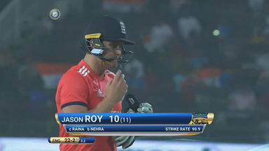 IND vs ENG 2017, 2nd T20I : Jason Roy Wicket