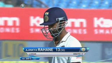IND vs ENG 2016 - 1st Test, day 4 : Ajinkya Rahane Wicket