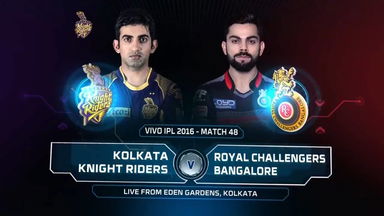 IPL 2016 M48: KKR vs RCB – Match Highlights
