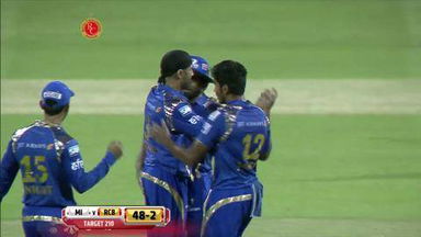M16: RCB vs MI – Chris Gayle Wicket
