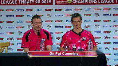 CLT20 2012 M22: SYD vs TTN – Press Conference - Corey Richards & Steve O'Keefe