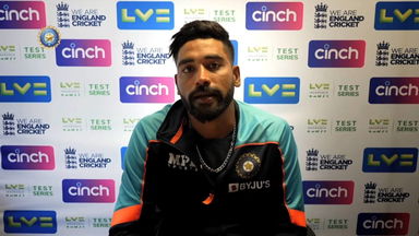 I was looking to bowl at one spot consistently: Md. Siraj