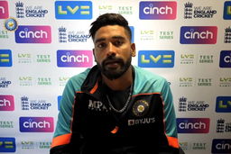 I was looking to bowl at one spot consistently: Md. Siraj