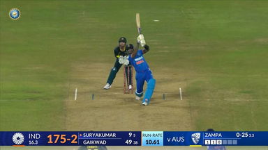 IND vs AUS 2023-24, 2ND T20I: Suryakumar Yadav Six