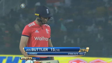 IND vs ENG 2017, 2nd T20I :Jos Buttler Wicket
