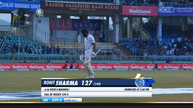 IND vs SA 2019, 1st Test, Day 4: Rohit Sharma Wicket
