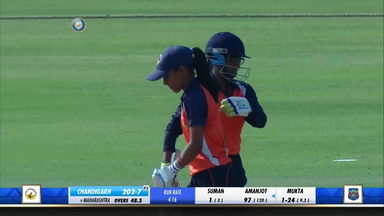 Captain Amanjot Kaur's match-winning ton vs Maharashtra