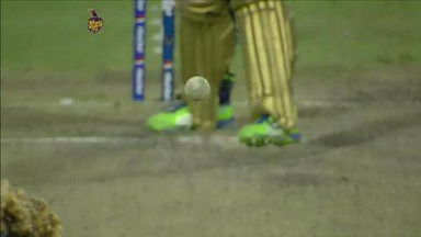 M33: KKR vs MI – Manoj Tiwary Wicket