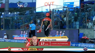 M46: DC vs RCB – AB de Villiers Wicket
