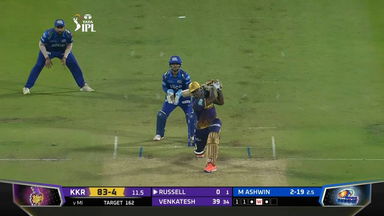M14: KKR vs MI – Andre Russell Six