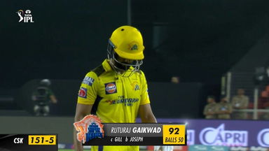 M01: GT vs CSK  – Ruturaj  Gaikwad Wicket