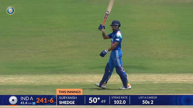 IND A vs AUS A 2026, 3rd One-Day: Suryansh Shedge's confident 66(60) powers India A
