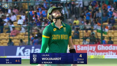 IND-W vs SA-W 2024, 1st ODI: Laura Wolvaardt Wicket