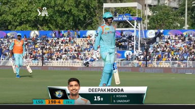 M26: MI vs LSG – Deepak Hooda Wicket