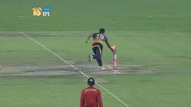 The Umesh sprint for a run-out