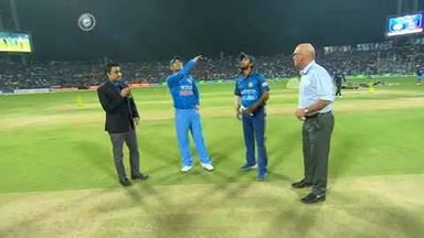 India v SL, 2016: 1st T20I –  Toss