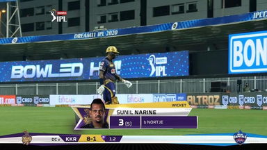M16: DC vs KKR – Sunil Narine Wicket