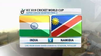 ICC U19 World Cup: India vs Namibia, Highlights