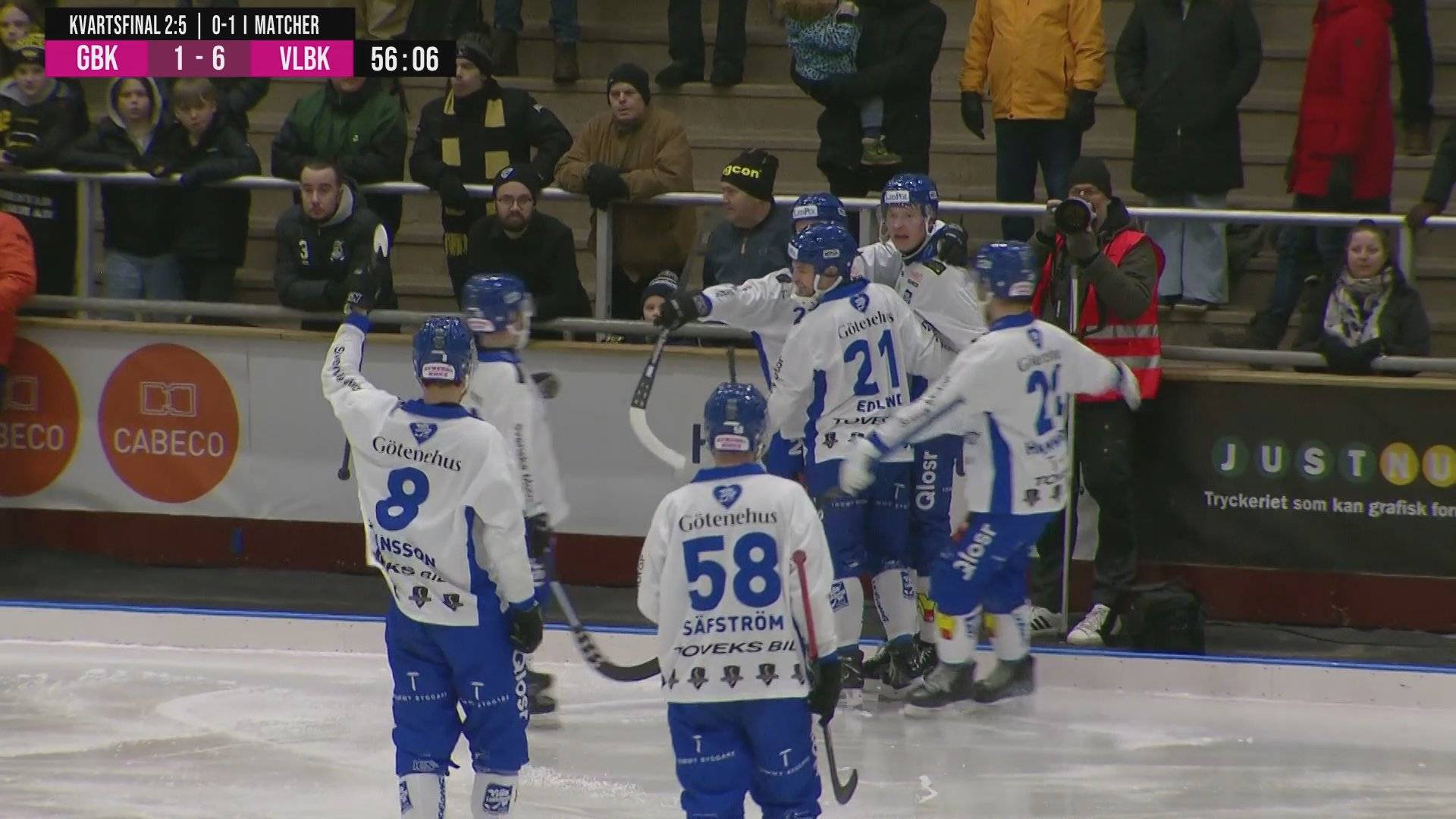 Highlights: Gripen Trollhättan - Villa Lidköping BK (kvartsfinal 2 av 5)