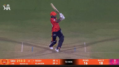IPL 2026 M36: RR vs SRH - Nitish Kumar Reddy Six