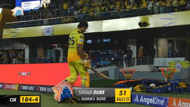 M07: CSK vs GT – Shivam Dube Wicket