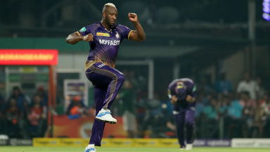 Dream Start: Russell sends back Agarwal, Tripathi in his first over in IPL 2023