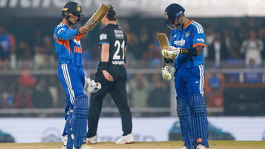 4, 6! Abhishek Sharma gets to 14-ball fifty in style