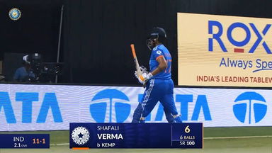 IND-W vs ENG-W 2023, 3RD T20I: Shafali Verma Wicket