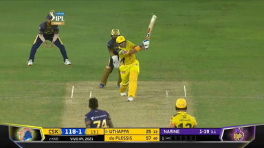Final: CSK vs KKR – Robin Uthappa Six