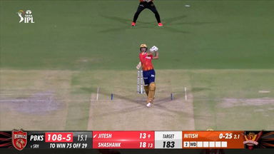 M23: PBKS vs SRH – Jitesh Sharma Six