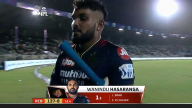 M60: RCB vs PBKS – Wanindu Hasaranga Wicket