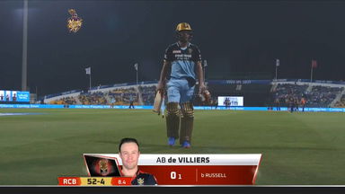 M31: KKR vs RCB – AB de Villiers Wicket
