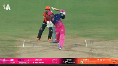 IPL 2026 M21: SRH vs RR - Donovan Ferreira Six