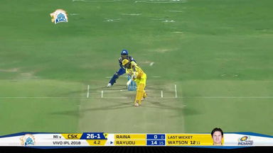 M27: CSK vs MI –  Ambati Rayudu Six