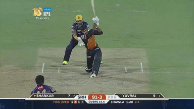 Eliminator: SRH vs KKR – Vijay Shankar Six