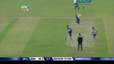 CLT20 2014 M12: COB vs BT  –   Hashim Amla 59