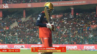 IPL 2025 M34: RCB vs PBKS - Jitesh Sharma Wicket