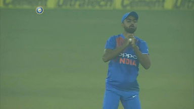 IND vs SL 2017, 1st T20I: Nuwan Pradeep Wicket