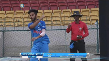 When the batsman walked on an LBW appeal
