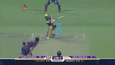 M41: KKR vs RPS   – Suryakumar Yadav Six