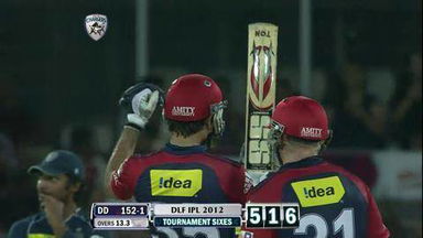 Match 55 DC vs DD – Ojha's 4th Six