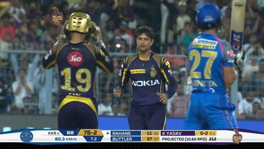 Kuldeep Yadav's magical 4-wicket haul at Eden