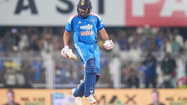Rohit Sharma's Joyous Hundred Celebration