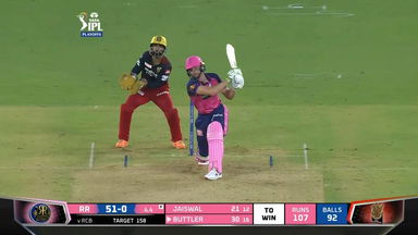 Q2: RR vs RCB – Jos Buttler Six