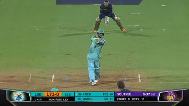 M66: KKR vs LSG – Quinton De Kock Six