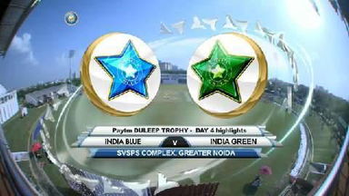 Duleep Trophy 2016-17: Ind Blue vs Ind Green - Day 4 Highlights